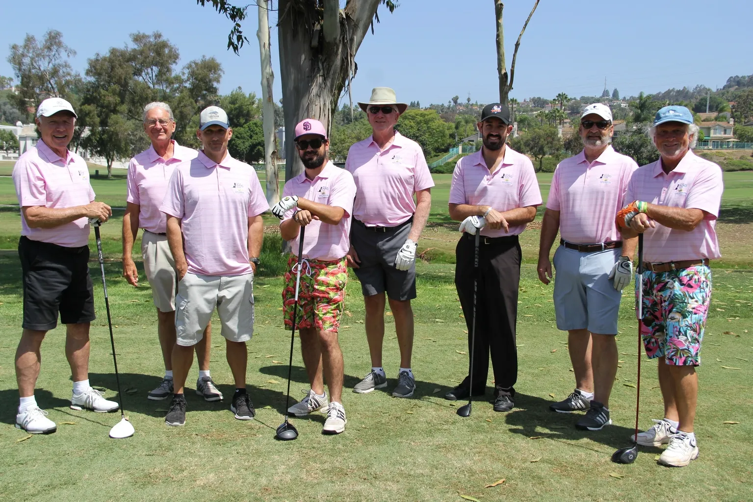 group of golfers